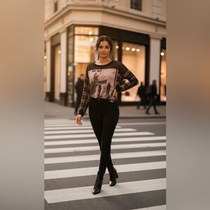 Fransa Long Sleeve Blouse